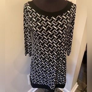 White House Black market medium geometric design dress